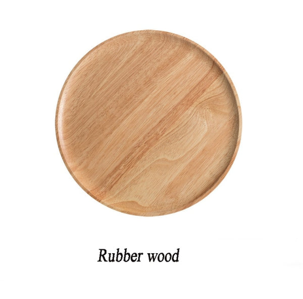 Round Wooden Tray